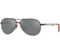 Ray ban Escuderia Ferrari Colección RB8313M F0096G Shin Blk G-15 Gris Espejo