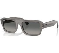 Ray-Ban Lukas Bio-based Gafas De Sol Gris Transparente Montura Gris Lentes 56-20