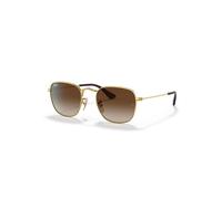 Ray-Ban Frank Kids Gafas De Sol Oro Arista Montura Marrón Lentes 46-19
