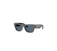 Ray-Ban Wayfarer Puffer Crystal Pavè Edition Gafas De Sol Negro Montura Azul Lentes 47-23