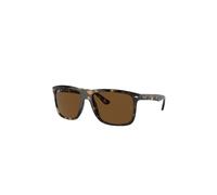 Ray - Ban Unisex RB4547 BOYFRIEND TWO 710/57 Gafas de sol Inyectado Tortuga Marrón Cuadrada Polarizado