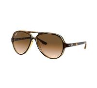 Ray - Ban Hombre RB4125 CATS 5000 710/51 Gafas de sol Inyectado Tortuga Piloto Normal Sombreado