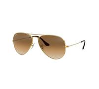 Ray-Ban - Gafas de Sol Aviador Rb3025 Aviator Large Metal, Brown, 62