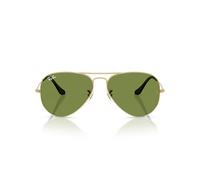 Ray - Ban Unisex Ray - Ban RB3025 AVIATOR 001/4E Gafas de sol Metal Oro Verde Piloto Normal
