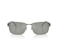 Ray-Ban Gafas de sol cuadradas unisex Rb3750, Cobre/verde, 62 mm
