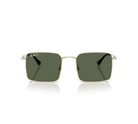 Ray-Ban Idan Bio-based Gafas De Sol Oro Pálido Montura Verde Lentes Polarizado 53-20