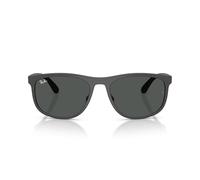 Ray-Ban Gafas de sol cuadradas unisex Rb4468 Liteforce, Gris arena/gris oscuro, 59 mm