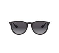 Ray-Ban Gafas de sol, Erika, Negro (622/8G), con lente Gris Degradada
