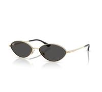 Ray-Ban Gafas de sol Kai para mujer, Oro pálido/gris oscuro, One Size