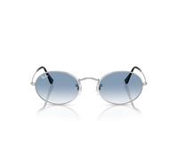 Ray-Ban Gafas de sol ovaladas Rb3547, plateado, 51 mm