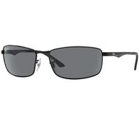 Ray - Ban Hombre Ray - Ban RB3498 N/A 006/81 Gafas de sol Metal Negro Gris Cuadrada Polarizado