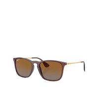 Ray - Ban Hombre Ray - Ban RB4187 CHRIS 6593T5 Gafas de sol Inyectado Marrón Marrón Cuadrada Polarizado