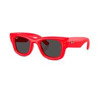 Ray - Ban Unisex RB4940 WAYFARER PUFFER 683187 Gafas de sol Nylon Rojo Cuadrada Normal