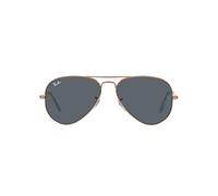 Ray-Ban Gafas de sol RB3025 AVIATOR LARGE METAL 9202R5 Unisex color oro rosa lente azul tamaño 58 mm