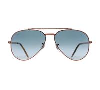 Ray-Ban Gafas de Sol RB3625 New Aviator 92023F Pulido Oro Rosa Azul Degradado 58