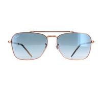 Ray-Ban Gafas de Sol RB3636 New Caravan 92023F Oro Rosa Azul Degradado 58mm