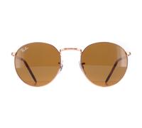 Ray-Ban Gafas de Sol RB3637 New Round 920233 Oro Rosa Marrón