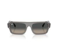 Ray-Ban Gafas de sol rectangulares unisex con protección UV - 0RB4454, Gris, XL