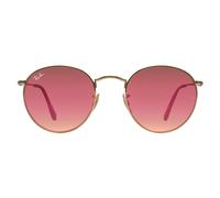 Ray-Ban Gafas de Sol Round Flat Lenses 3447N 001/Z2 Oro Cobre Espejo