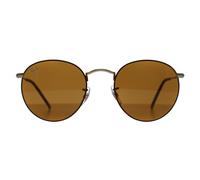 Ray - Ban Hombre RB3447 ROUND METAL 927533 Gafas de sol Metal la Habana Marrón Redonda Normal