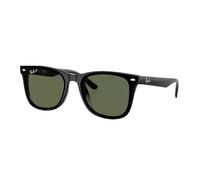 Ray - Ban Unisex Ray - Ban RB4420 601/9A Gafas de sol Inyectado Negro Verde Cuadrada Polarizado Antirreflejo