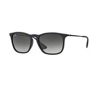 Ray - Ban Hombre Ray - Ban RB4187 CHRIS 622/8G Gafas de sol Inyectado Negro Gris Cuadrada Normal Sombreado