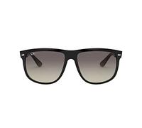 Ray-Ban Gafas de sol unisex para adultos con montura negra y lentes degradadas grises