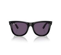 Ray-Ban Gafas de sol unisex Rbr0502s Wayfarer Reverse, negro / violeta, 53 mm