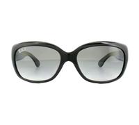 Ray - Ban Mujer RB4101 JACKIE OHH 601/T3 Gafas de sol Inyectado Negro Gris Mariposa Polarizado