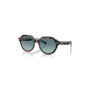 Ray-Ban Gina Gafas De Sol Habana Oscuro Sobre Multicolor Montura Azul Lentes 53-21