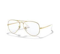 Ray-Ban Monturas de Gafas 6489 Aviator 2500 Oro 58mm