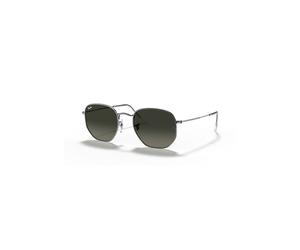 Ray-Ban Hexagonal Flat Lenses Gafas De Sol Gunmetal Montura Gris Lentes 54-21