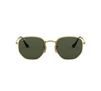 Ray-Ban Hexagonal Flat Lenses Gafas de Sol, Oro (Gold), 51 para Hombre
