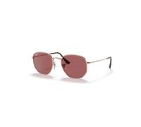 Ray - Ban Unisex RB3548N HEXAGONAL 9202AF Gafas de sol Acero Oro Violeta Geométrico Polarizado