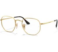 Ray-Ban Hexagonal Optics Oro Arista Montura Transparente Lentes 48-21