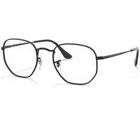 Ray-Ban Hexagonal Optics Negro Montura Transparente Lentes 48-21