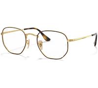 Ray-Ban Hexagonal Optics Oro Montura Transparente Lentes 48-21