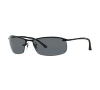 Ray - Ban Hombre Ray - Ban RB3183 RB3183 002/81 Gafas de sol Metal Negro Gris Cuadrada Polarizado