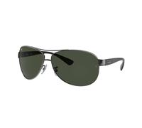 Ray - Ban Hombre Ray - Ban RB3386 RB3386 004/71 Gafas de sol Metal Gris Verde Piloto Normal