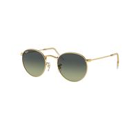 Ray - Ban Hombre Ray - Ban RB3447 ROUND METAL 001/BH Gafas de sol Metal Oro Verde Redonda Normal Sombreado