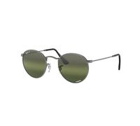 Ray - Ban Hombre Ray - Ban RB3447 ROUND METAL 004/G4 Gafas de sol Metal Gris Verde Redonda Polarizado Espejo
