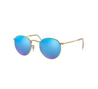 Ray - Ban Hombre Ray - Ban RB3447 ROUND METAL 112/4L Gafas de sol Metal Oro Azul Redonda Polarizado