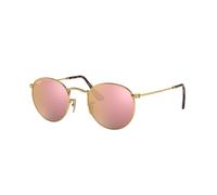 Ray - Ban Hombre Ray - Ban RB3447N ROUND METAL 001/Z2 Gafas de sol Metal Oro Marrón Redonda Normal