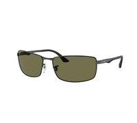 Ray - Ban Hombre Ray - Ban RB3498 N/A 002/9A Gafas de sol Metal Negro G15 Cuadrada Polarizado