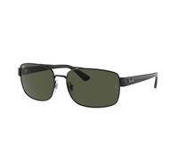 Ray - Ban Hombre Ray - Ban RB3687 002/31 Gafas de sol Metal Negro Verde Pillow Normal