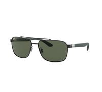 Ray - Ban Hombre Ray - Ban RB3701 002/71 Gafas de sol Acero Negro Verde Cuadrada Normal