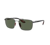 Ray - Ban Hombre Ray - Ban RB3715M F00171 Gafas de sol Acero Gris Verde Cuadrada Normal