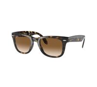 Ray - Ban Hombre Ray - Ban RB4105 FOLDING WAYFARER 710/51 Gafas de sol Inyectado Tortuga Cuadrada Normal Sombreado