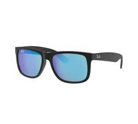 Ray - Ban Hombre Ray - Ban RB4165 JUSTIN 622/55 Gafas de sol Inyectado Negro Azul Cuadrada Reflejado