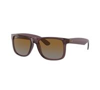 Ray - Ban Hombre Ray - Ban RB4165 JUSTIN 6597T5 Gafas de sol Nylon Marrón Marrón Cuadrada Polarizado Sombreado
